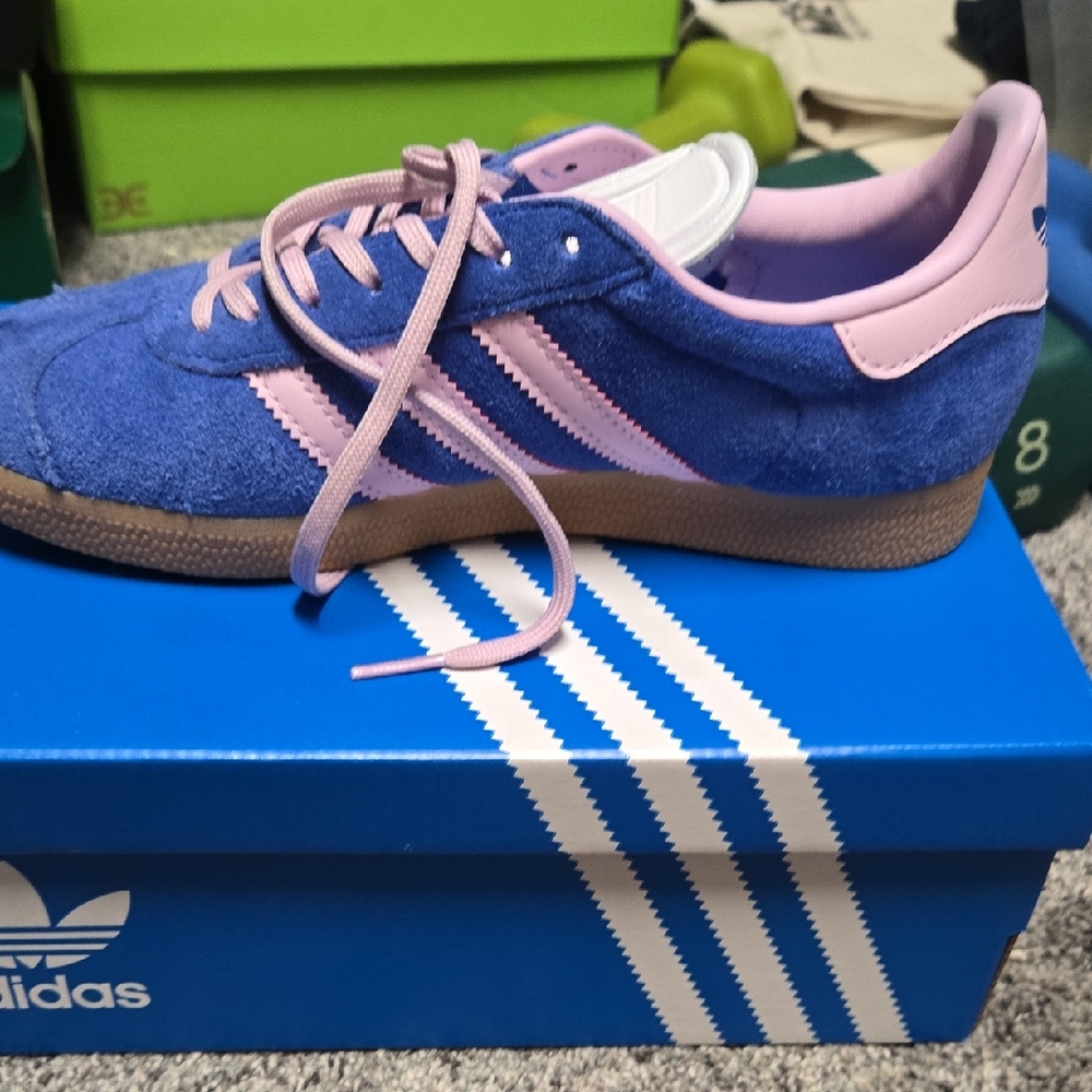 adidas Blue and Pink Women's Sneakers